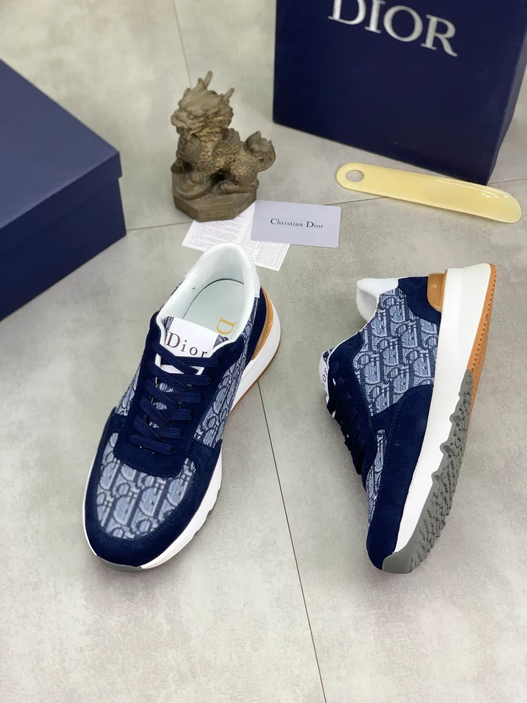 Men's Men's Shoes💰P440💰[New Style]🆘[Dior] 2025 Dior Original Lace-up Low-top Men's Shoes Classic casual shoes 🔥This model is the official classic model with high quality and made by famous original designers. It is made of high-quality cowhide with original materials➕comfortable and breathable mesh lining➕pigskin insole. The perfect last shape and generous and fashionable design have attracted many consumers and are suitable for drivers to drive🚗. What you want is the best quality in the market. Color: 4️⃣Color Code number: 38--44 (45 customized)